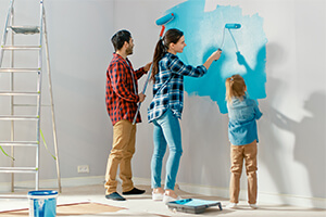 Painting of apartments